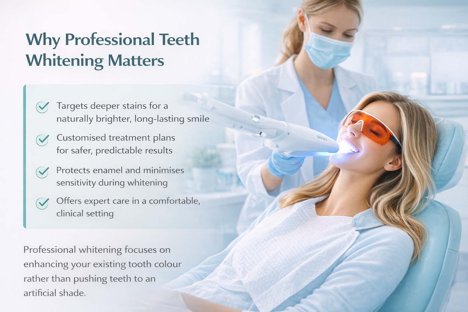 Why Professional Teeth Whitening Matters