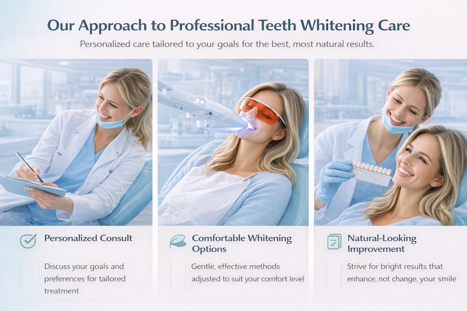 Our Approach to Professional Teeth Whitening Care